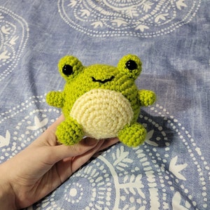 Frog - Crochet, Amigurumi, Stuffed Animal, Kids Toy, Plushy, Handmade, Squishy, Birthday, Toad, Birthday, Boys, Girls, Knit Toys, Cuddly