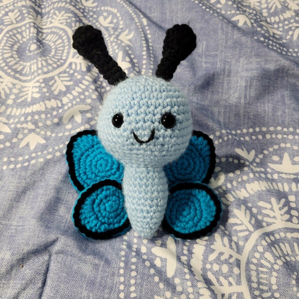 Butterfly - Crochet, Amigurumi, Stuffed Animal, Kids Toy, Plushies, Handmade, Squishy, Cute,