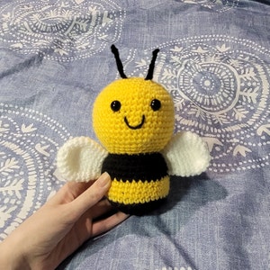Bumble Bee - Honey, Crochet, Amigurumi, Stuffed Animal, Kids Toy, Plushy, Handmade, Squishy, Plushies, Knit Toys, Cuddly, Hive, Birthday