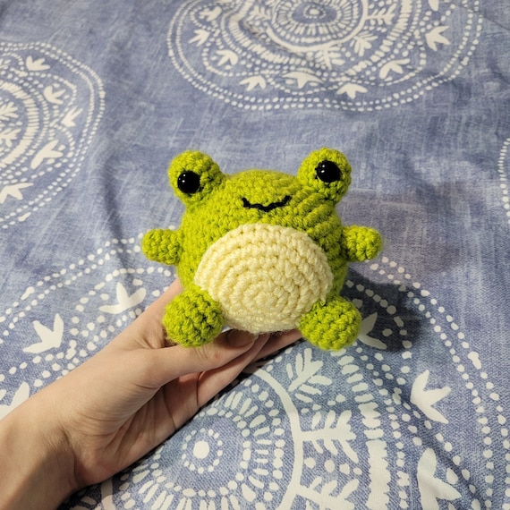 Frog Crochet, Amigurumi, Stuffed Animal, Kids Toy, Plushy, Handmade,  Squishy, Birthday, Toad, Birthday, Boys, Girls, Knit Toys, Cuddly 