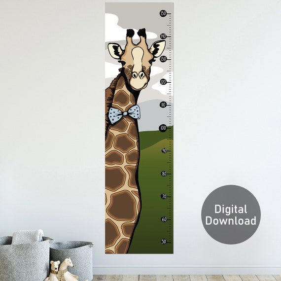Giraffe Height Chart Printable