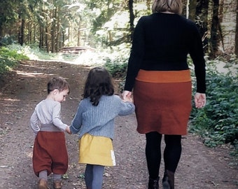 Walkrock Women's Kidney Warmer Felted Wool Virgin Wool Felted Wool 36-44 Many Colors Design Chacheur Winter Warming Belt