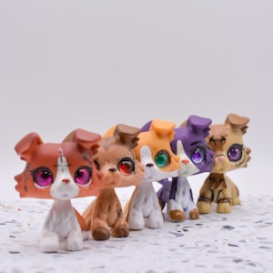Littlest Pet Shop Collie Partial Custom LPS
