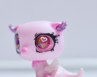 Littlest pet shop resin eye otter g7 OOAK Lps custom