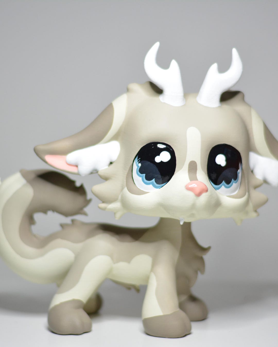 Custom Lps Dogs Littlest Pet Shop JUMBO Custom Great Dane Handpainted LPS - Etsy