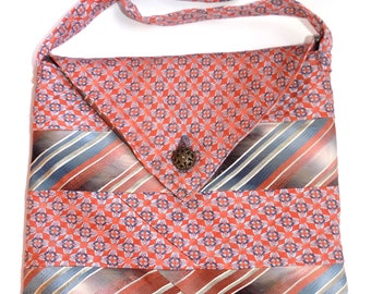 Handbag | Purse - Unique Upcycled Men's Necktie Shoulder Bag