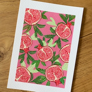 Pomegranates Art print, pomegranate art