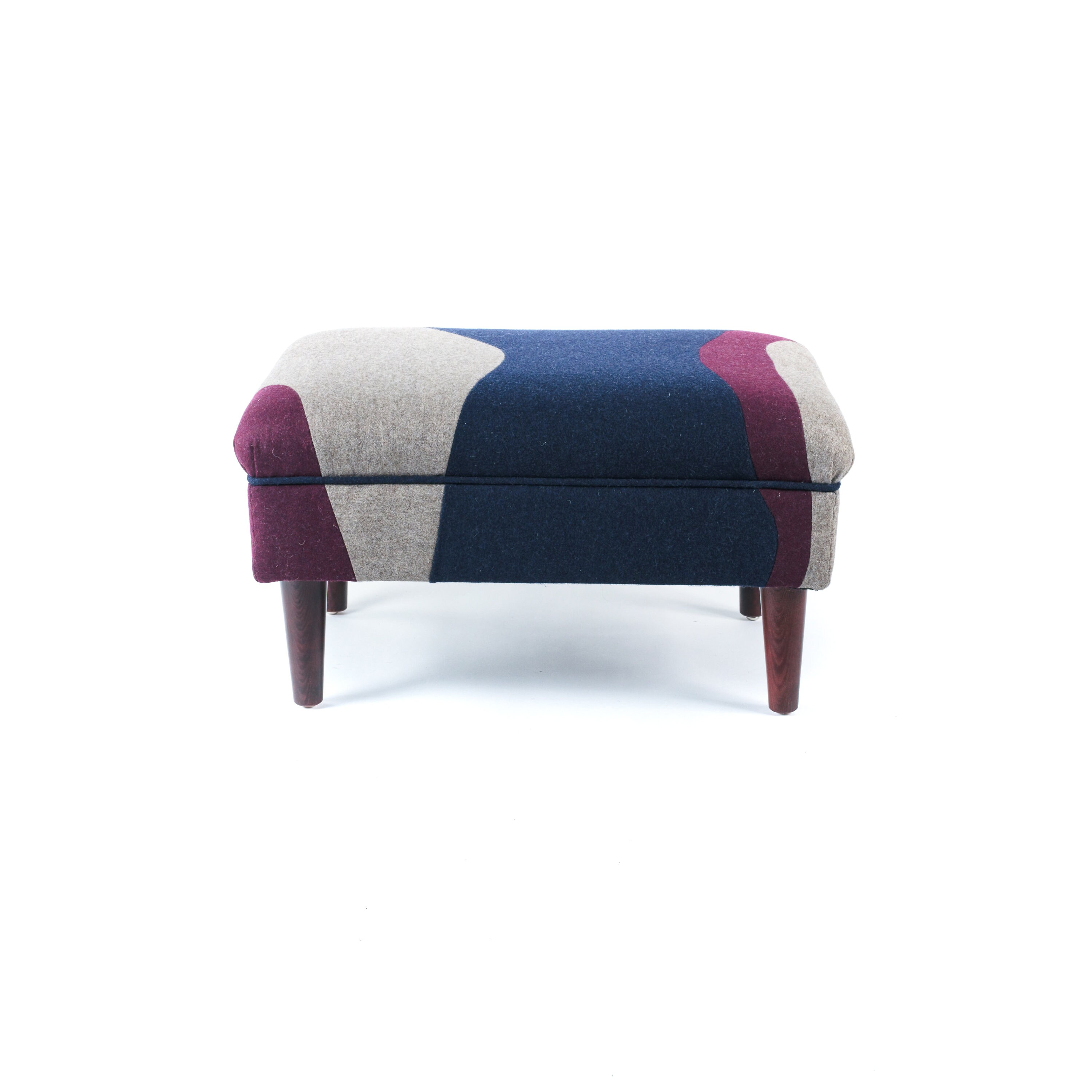 Pablo Small Footstool in three colours. Customisable in 55 Etsy