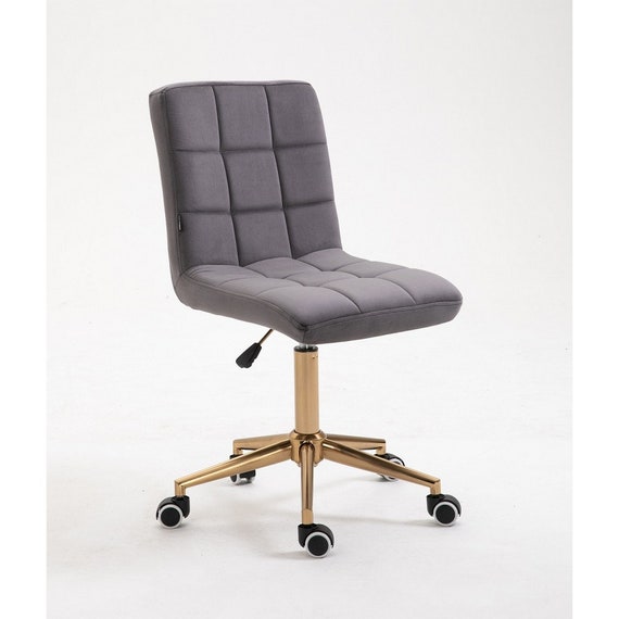 Designer Desk Chair From Velour Office Chair 8 Colours Etsy