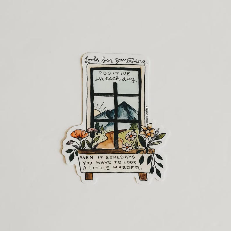 Sticker Beautiful View Out Window Window Vinyl Sticker - Etsy