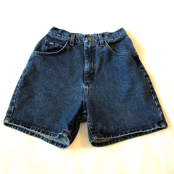 lee blue jean shorts
