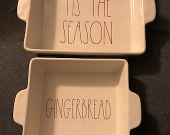 Rae Dunn Christmas baking pans