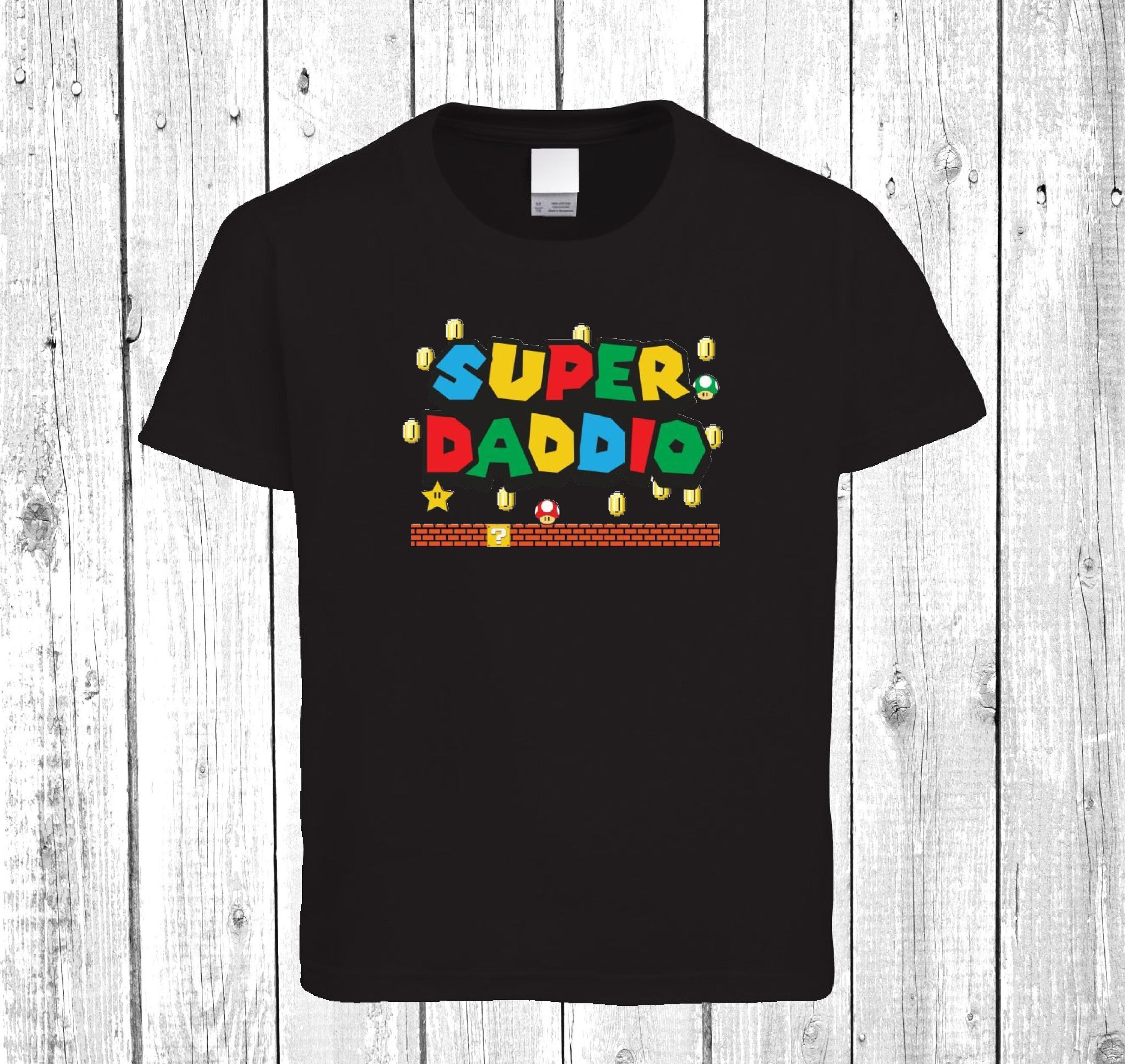tit spænding nær ved SUPER MARIO TSHIRT Super Daddio Fathers Day Christmas - Etsy