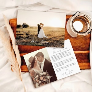 Tarjetas de agradecimiento de boda con foto, tarjeta de agradecimiento de foto de boda, tarjeta de agradecimiento, tarjeta de agradecimiento de foto, tarjeta de foto de boda imprimible