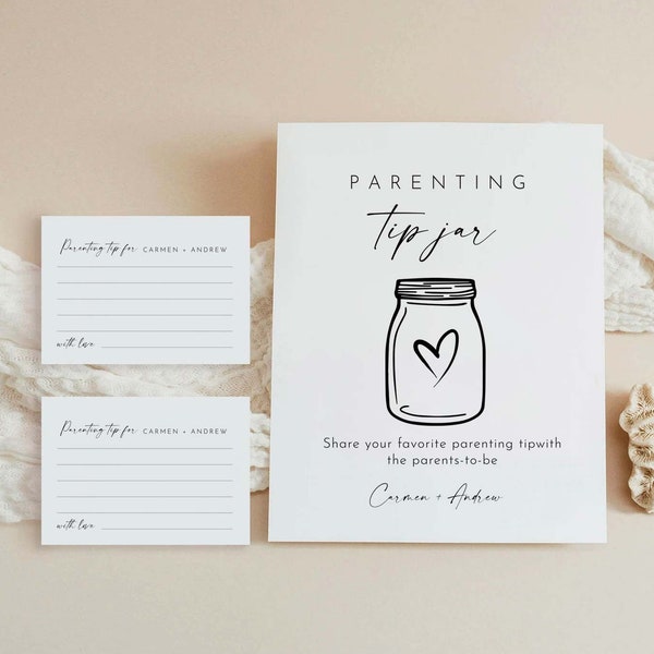 Baby Shower Jar Etsy