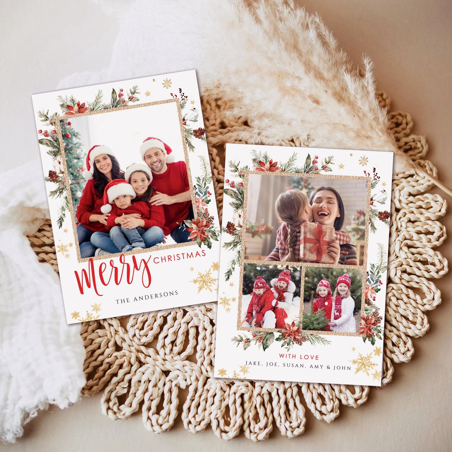 christmas photo ideas festive hats