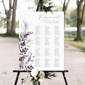 Bruiloft zitplaatsen grafiek sjabloon, lavendel zitplaatsen plan teken, bloemen bruiloft zitplaatsen grafiek downloaden, lavendel bruiloft zitplaatsen grafiek downloaden