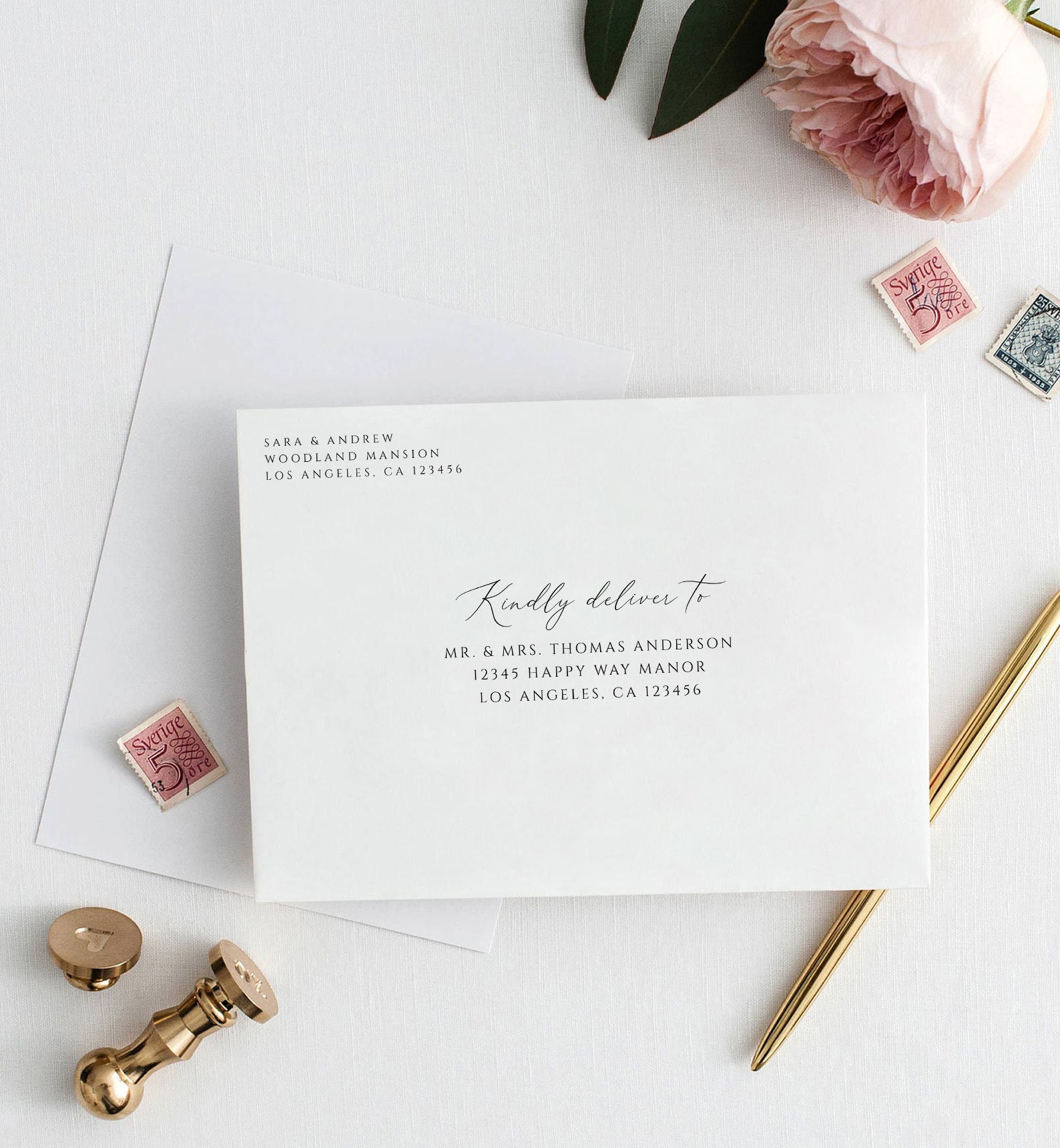 Minimalist Printable Envelope Address Template Modern Wedding Envelope  Address Envelope Editable Wedding Envelope Template Address Label - Etsy, image size:1588x1720