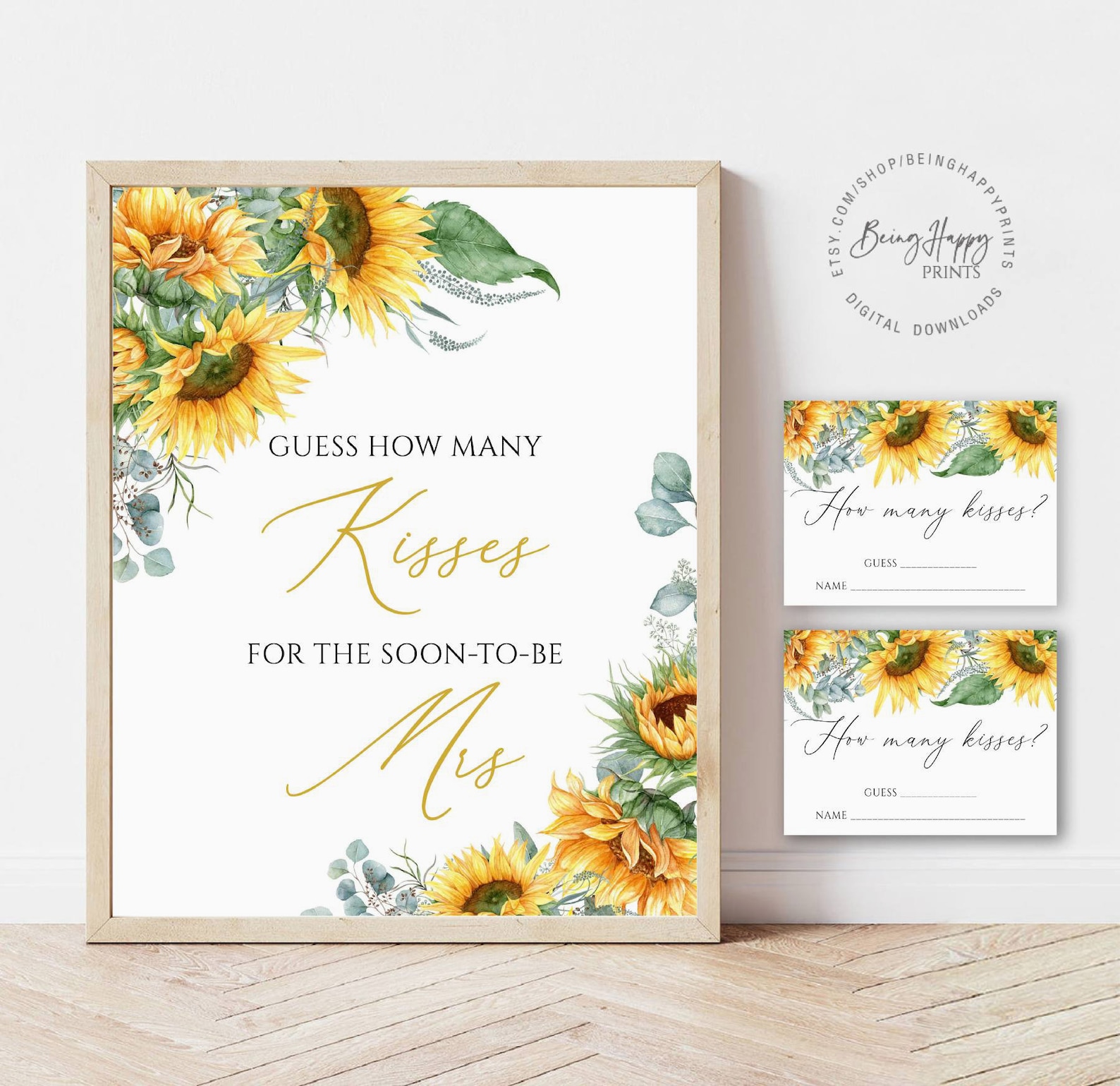 Sunflower Bridal Shower Games Printable Bridal Shower Games - Etsy