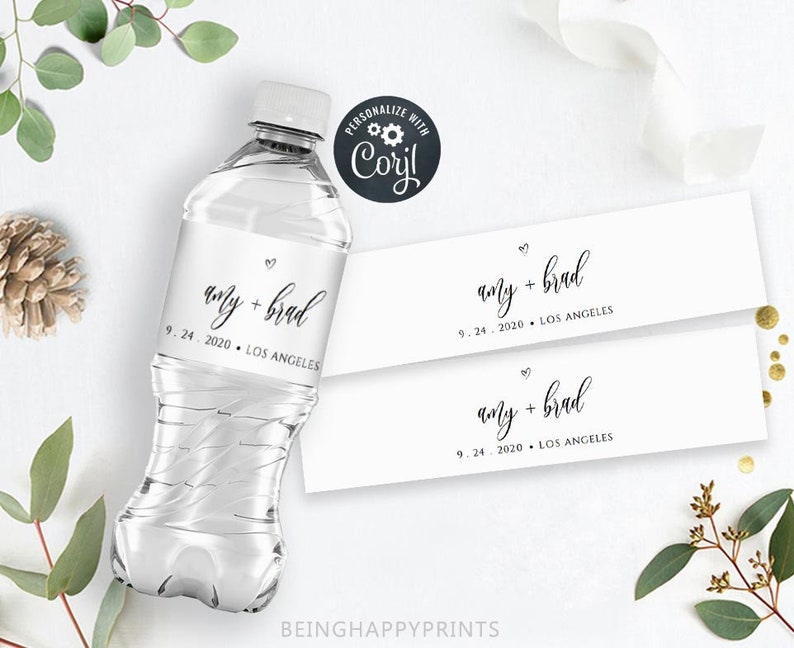 Diy Water Bottle Label Template