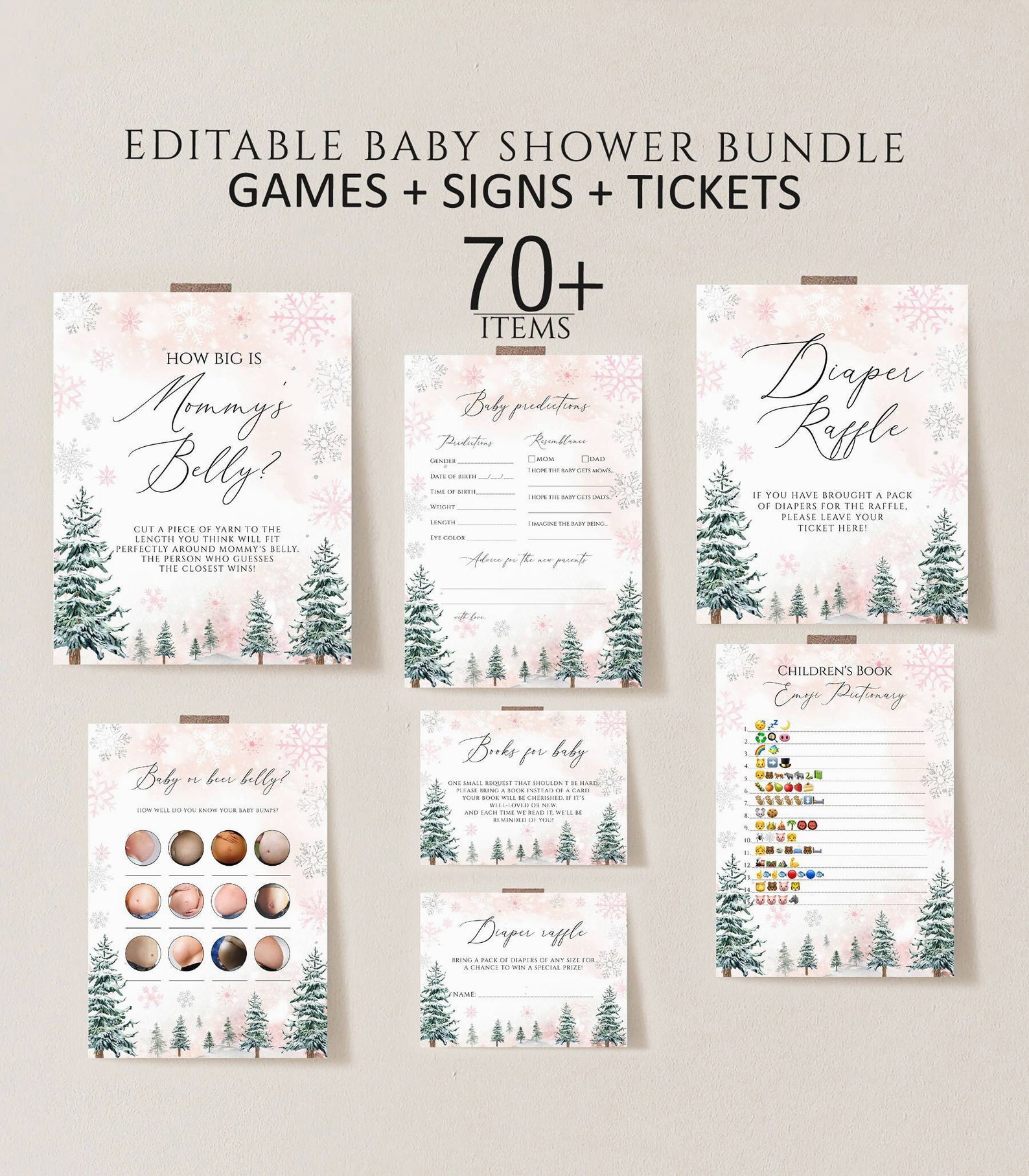 winter wonderland baby shower activities