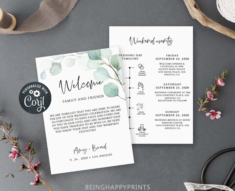 Welcome Bag Letter Template