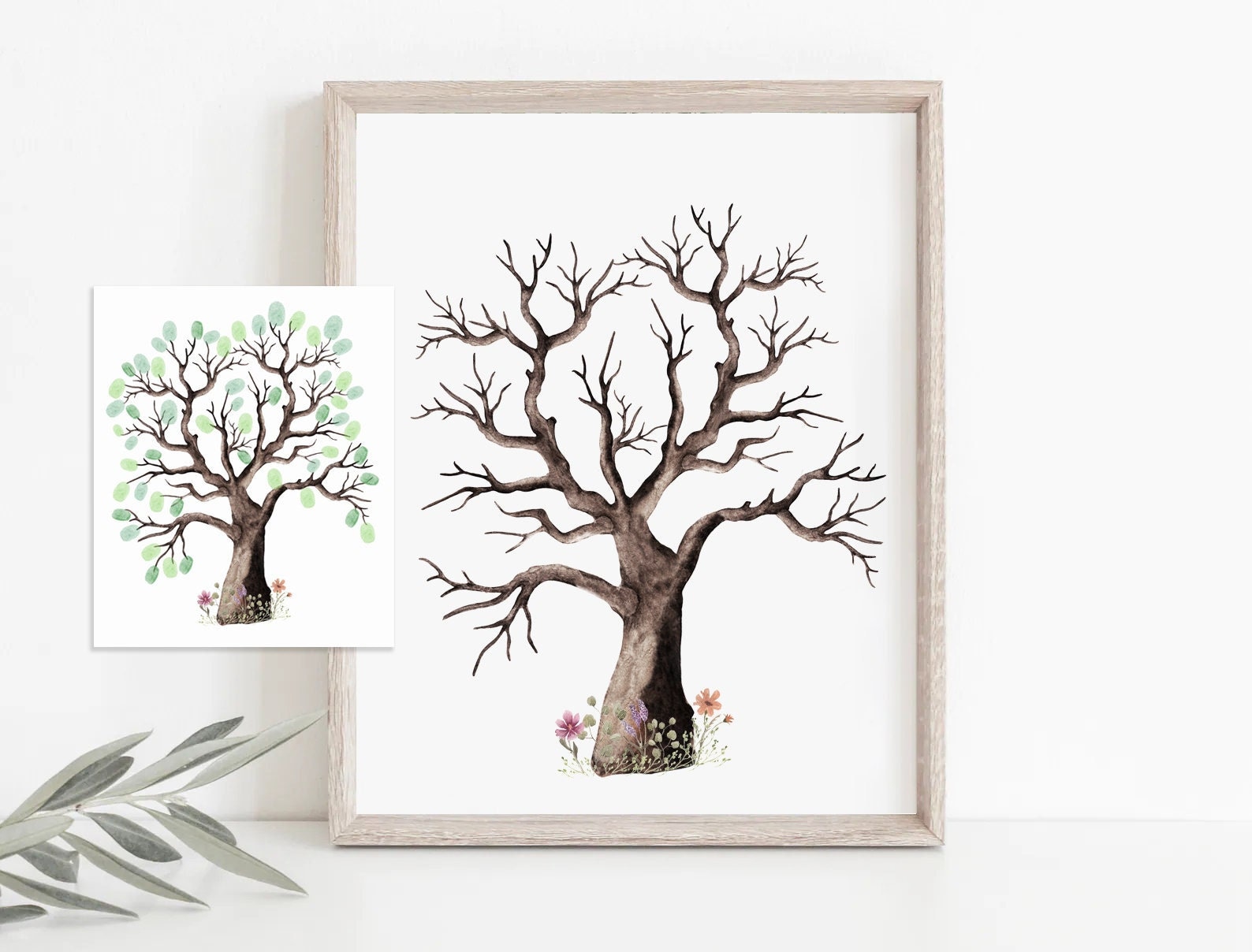 Fingerprint Family Tree Printable Instant Digital Download - Etsy