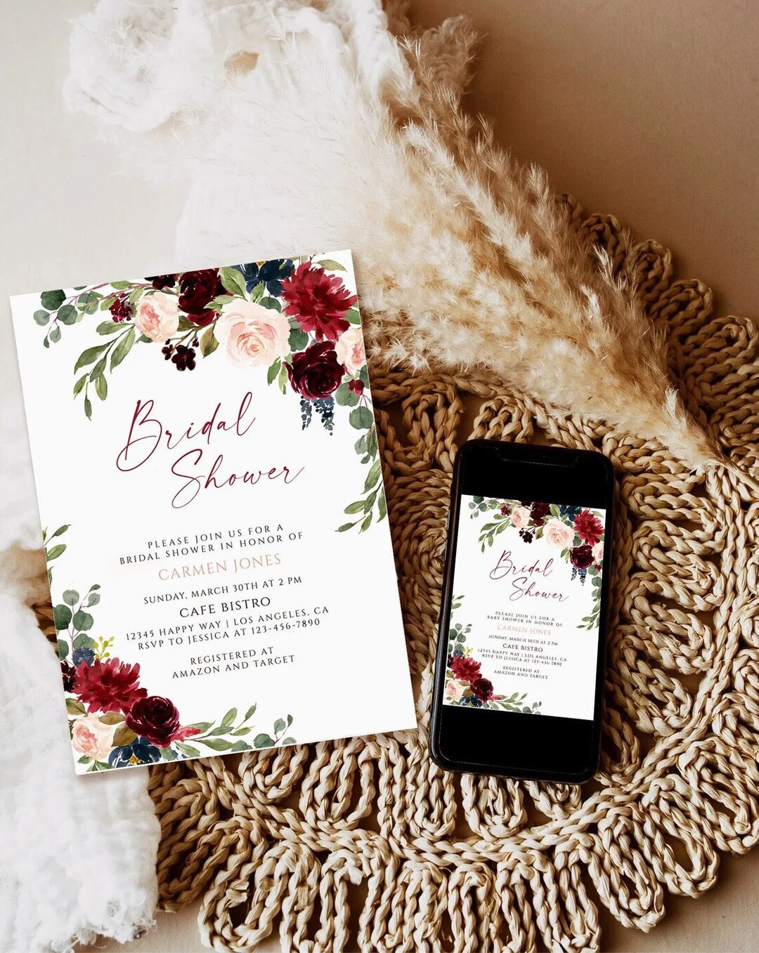 Bridal Shower Invitation Bridal Shower Invitation Template Printable