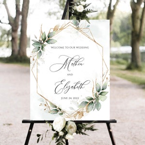 Wedding Welcome Sign Template, Welcome Sign Wedding, Wedding Welcome Sign Printable, Printable Wedding Welcome Sign, Welcome Sign