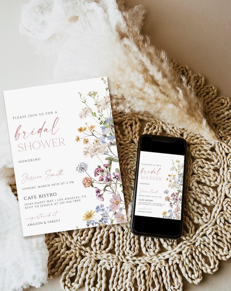 Editable Bridal Shower Invitation