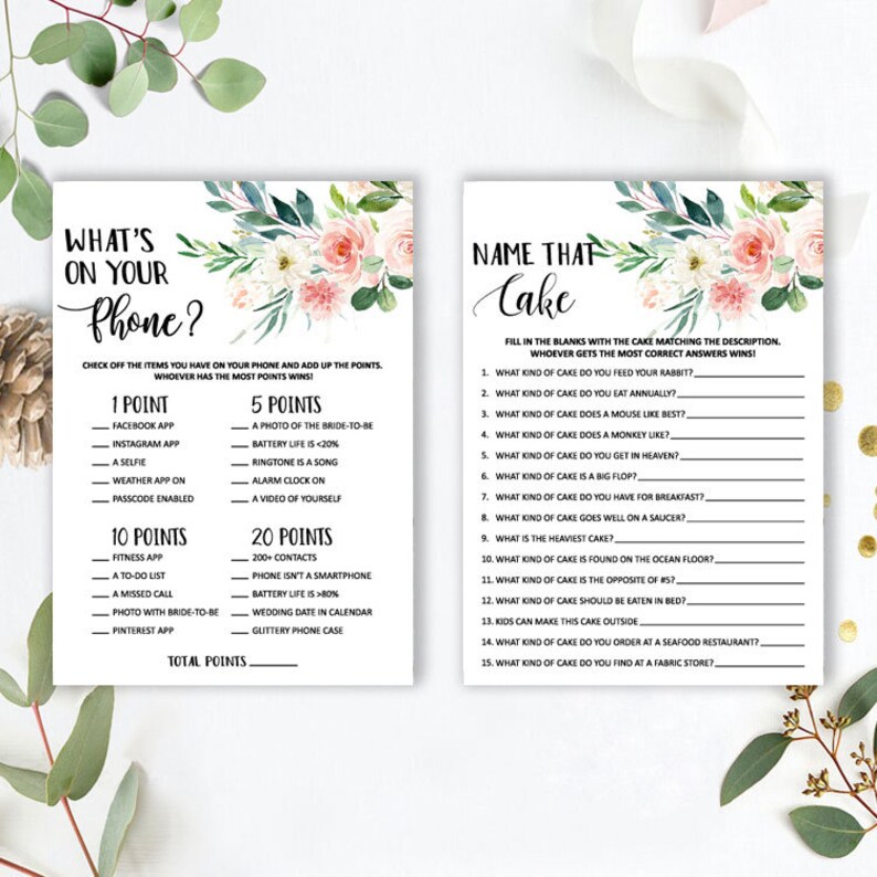 Floral Bridal Shower Game Bridal Shower Games Printable Bride Groom,oq596 Bridal Shower Games Bundle Wedding Games Bridal Shower Games