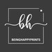 BeingHappyPrints store logo