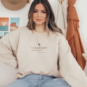 Colorado Crewneck, Colorado Sweatshirt, Mountain Sweatshirt, Indie Clothing, Colorado Gifts, Vintage Sweatshirt, Colorado, Granola Girl