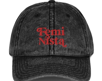 FEMINISTA Vintage Algodón Twill Cap