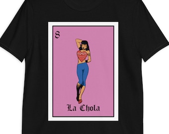 LA CHOLA, LOTERIA Short-Sleeve Unisex T-Shirt