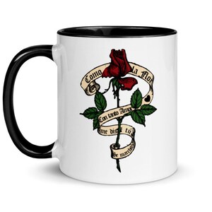 COMO LA FLOR Mug with Color Inside