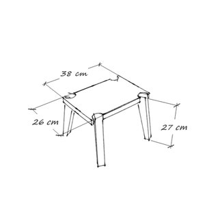 Rechteckiger Couchtisch, 2 Größen Bild 8