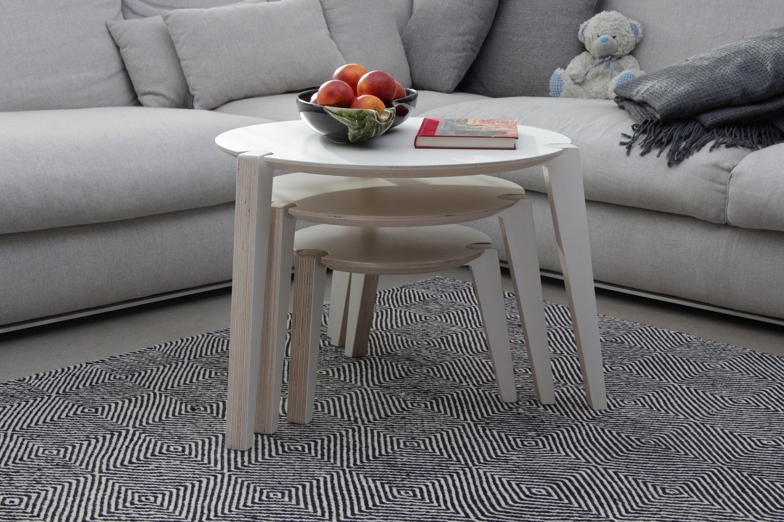 Round Coffee/end Table, 3 Sizes - Etsy