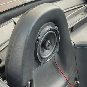 Honda S2000 roll hoop speaker enclosures