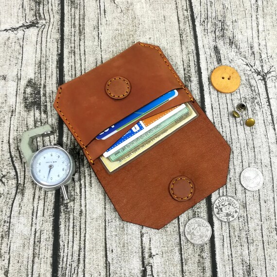 Minimalist leather wallet, slim wallet, minimalist wallet, slim leather wallet, wallet for him, mini wallet, slim card wallet, card wallet