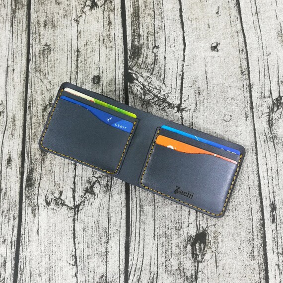 Mini leather wallet, slim wallet, minimalist wallet, slim leather wallet, wallet for him, mini wallet, slim card wallet, card wallet