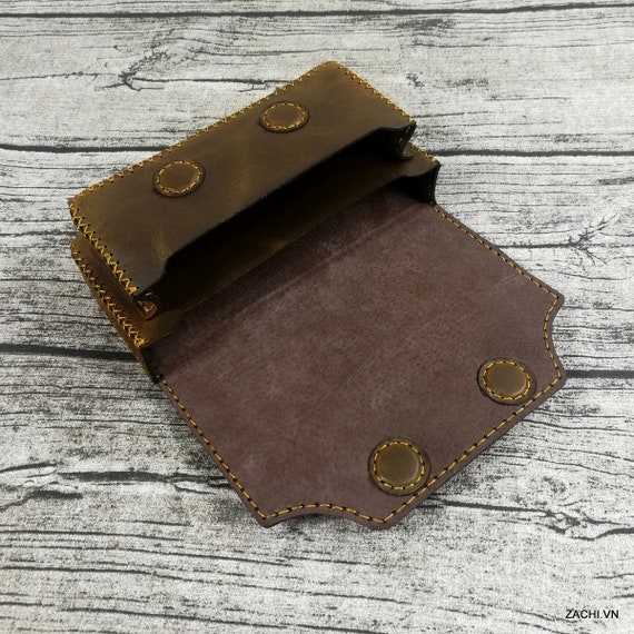 Personalized Leather belt pouch, Leather pouch, Leather Hip pouch, Belt Pouch, Men Pouch, Mens Gift, Gift for Him, Leather CellPhone Case