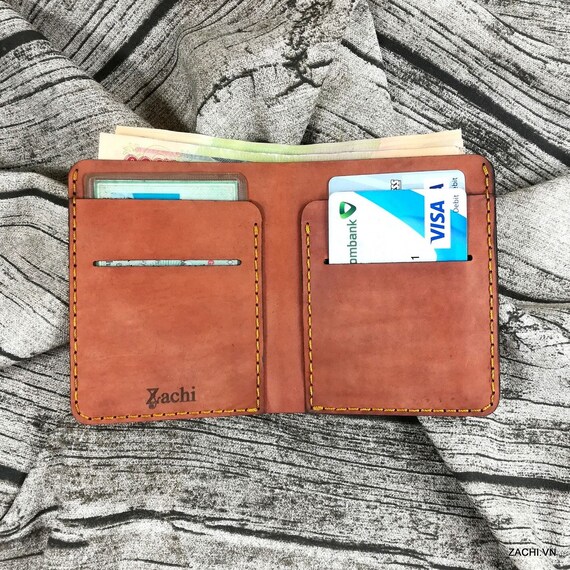 Distressed Leather wallet, slim wallet, minimalist wallet, slim leather wallet, wallet for him, mini wallet, slim card wallet, card wallet