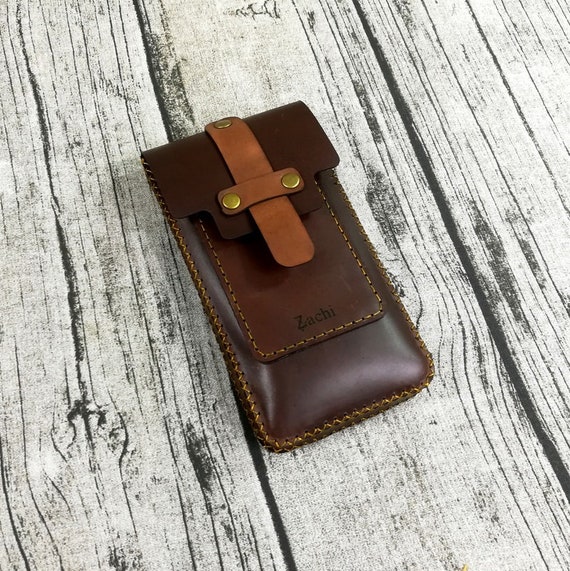 Personalized Leather belt pouch, Leather pouch, Leather Hip pouch, Belt Pouch, Men Pouch, Mens Gift, Gift for Him, Leather CellPhone Case