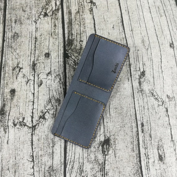 Mini leather wallet, slim wallet