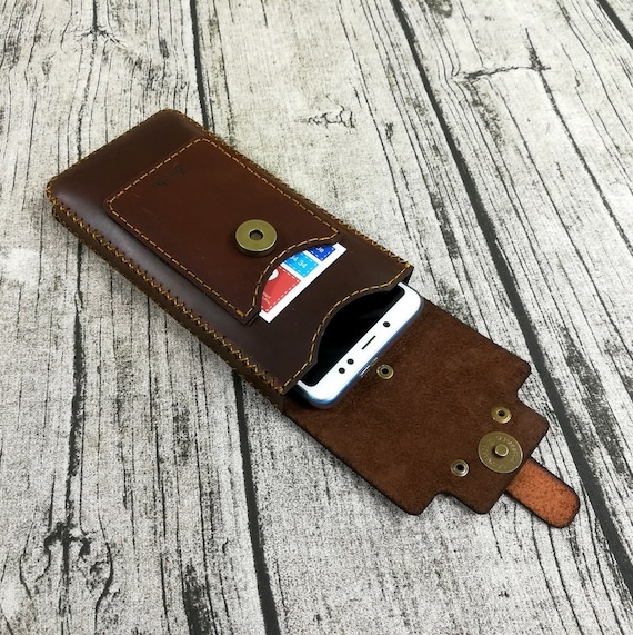 Personalized Leather belt pouch, Leather pouch, Leather Hip pouch, Belt Pouch, Men Pouch, Mens Gift, Gift for Him, Leather CellPhone Case