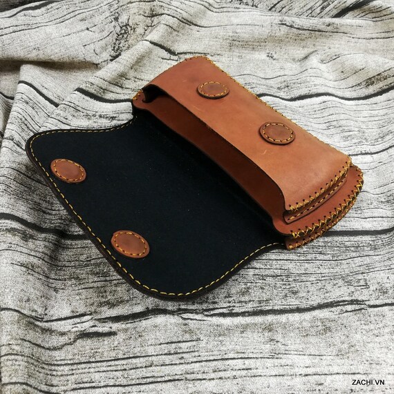 Personalized Leather belt pouch, Leather pouch, Leather Hip pouch, Belt Pouch, Men Pouch, Mens Gift, Gift for Him, Gifts for Husband