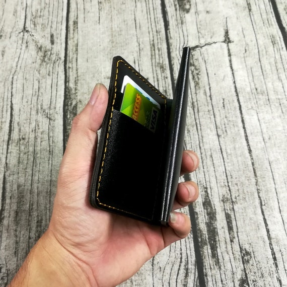 Minimalist leather wallet, slim wallet, minimalist wallet, slim leather wallet, wallet for him, mini wallet, slim card wallet, card wallet
