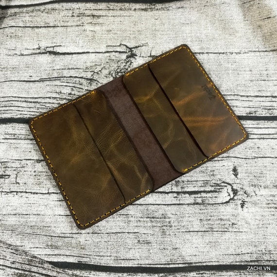 Minimalist leather wallet, slim wallet, minimalist wallet, slim leather wallet, wallet for him, mini wallet, slim card wallet, card wallet