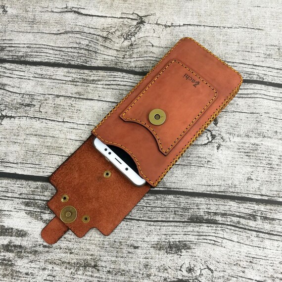 Personalized Leather belt pouch, Leather pouch, Leather Hip pouch, Belt Pouch, Men Pouch, Mens Gift, Gift for Him, Leather CellPhone Case